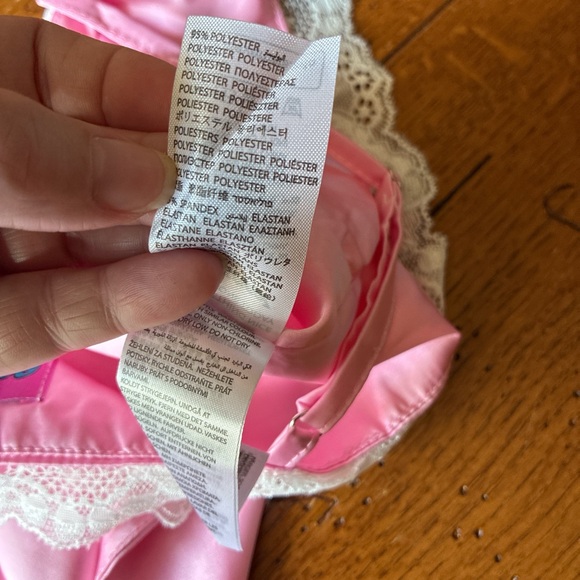 Edikted Blush Pink Lace Trim Chemise - Picture 5 of 5